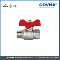 Butterfly handle nipper manual ball valve